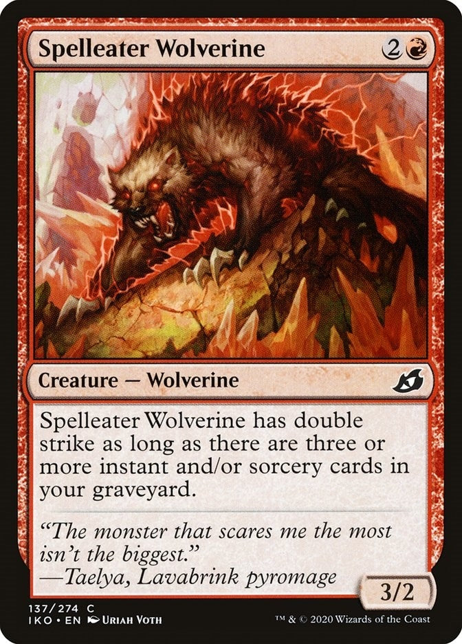Spelleater Wolverine (137) (IKO) French