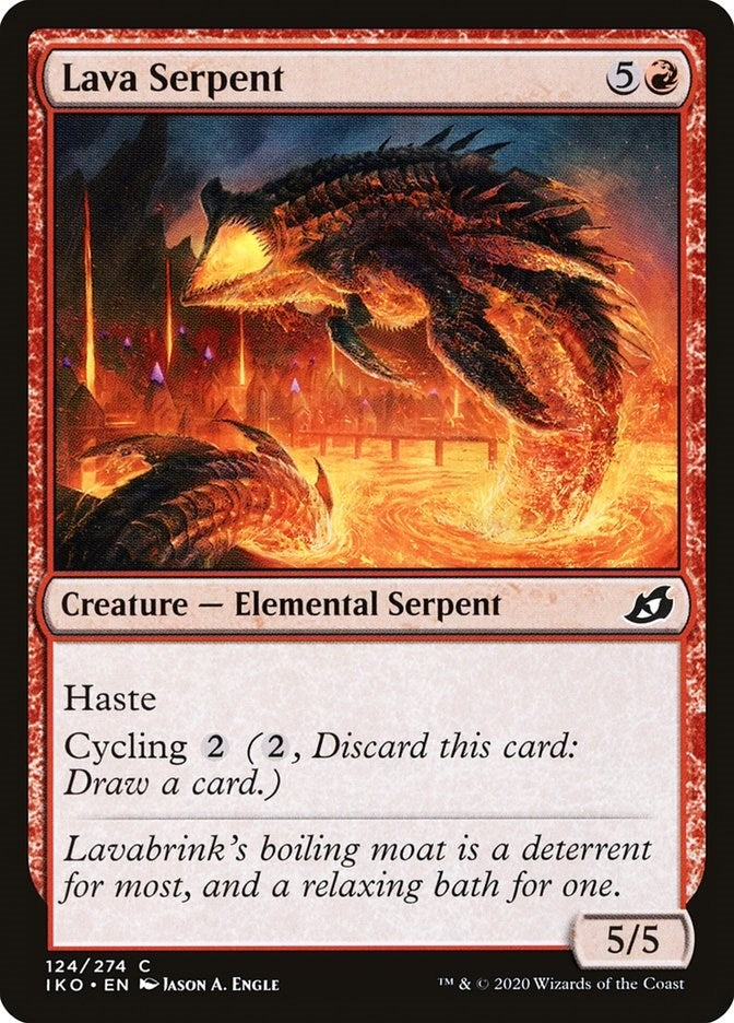 Lava Serpent (124) (IKO) Japanese