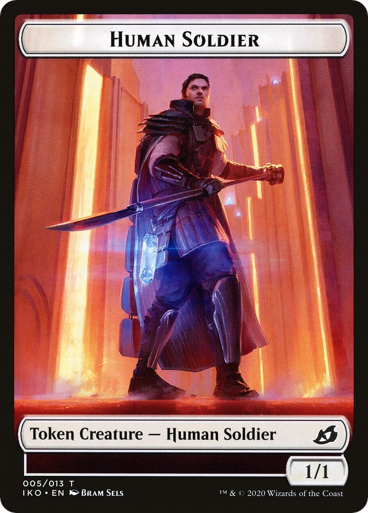 Human Soldier (005) // Drake Double-Sided Token (5 // 8) (C20)