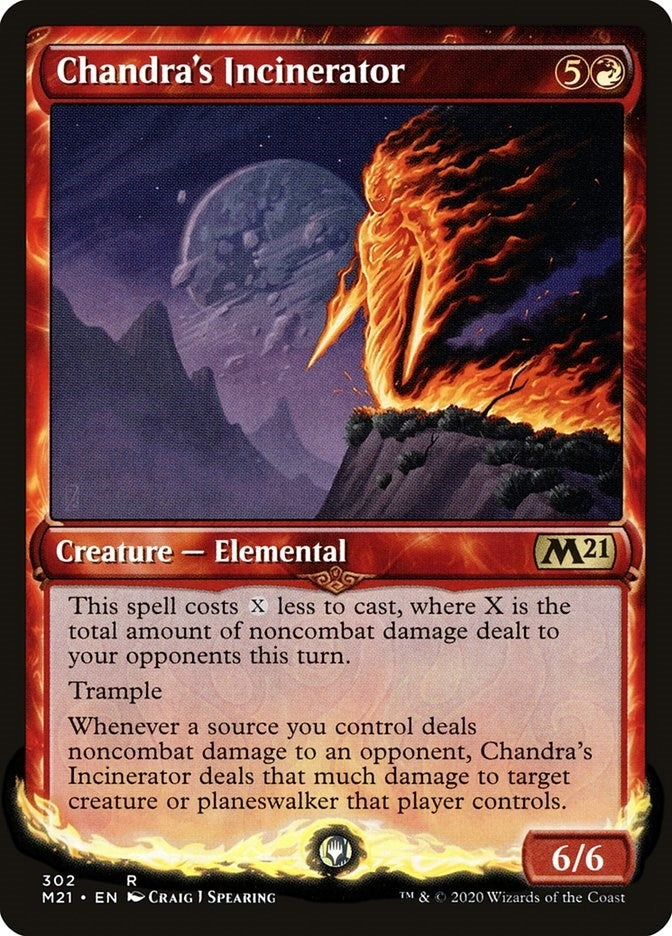Chandra's Incinerator (Showcase) (302) (M21) Japanese
