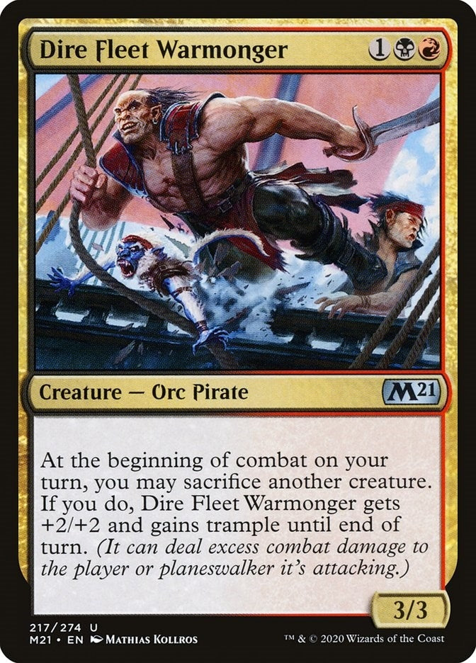 Dire Fleet Warmonger (217) (M21)