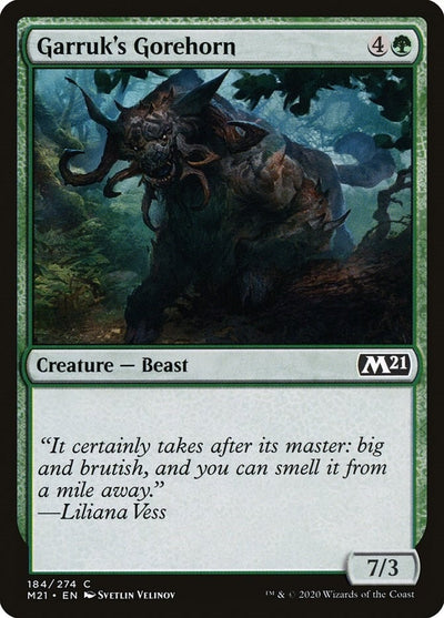 Garruk's Gorehorn (184) (M21)
