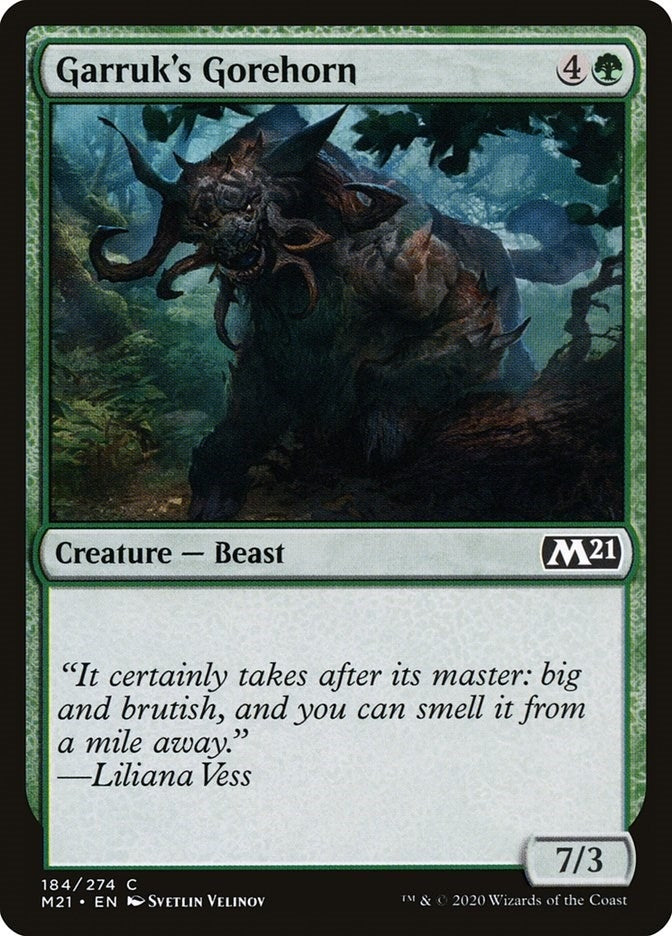 Garruk's Gorehorn (184) (M21)