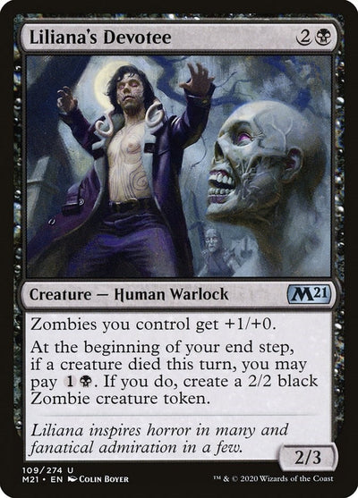 Liliana's Devotee (109) (M21) Japanese