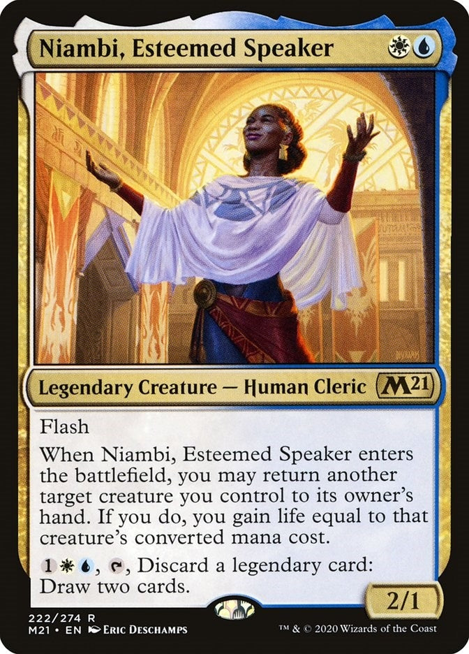 Niambi, Esteemed Speaker (222) (M21) Japanese