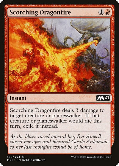 Scorching Dragonfire (158) (M21) Spanish
