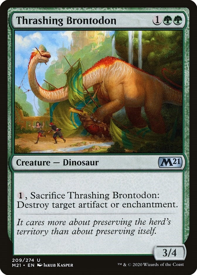 Thrashing Brontodon (209) (M21)