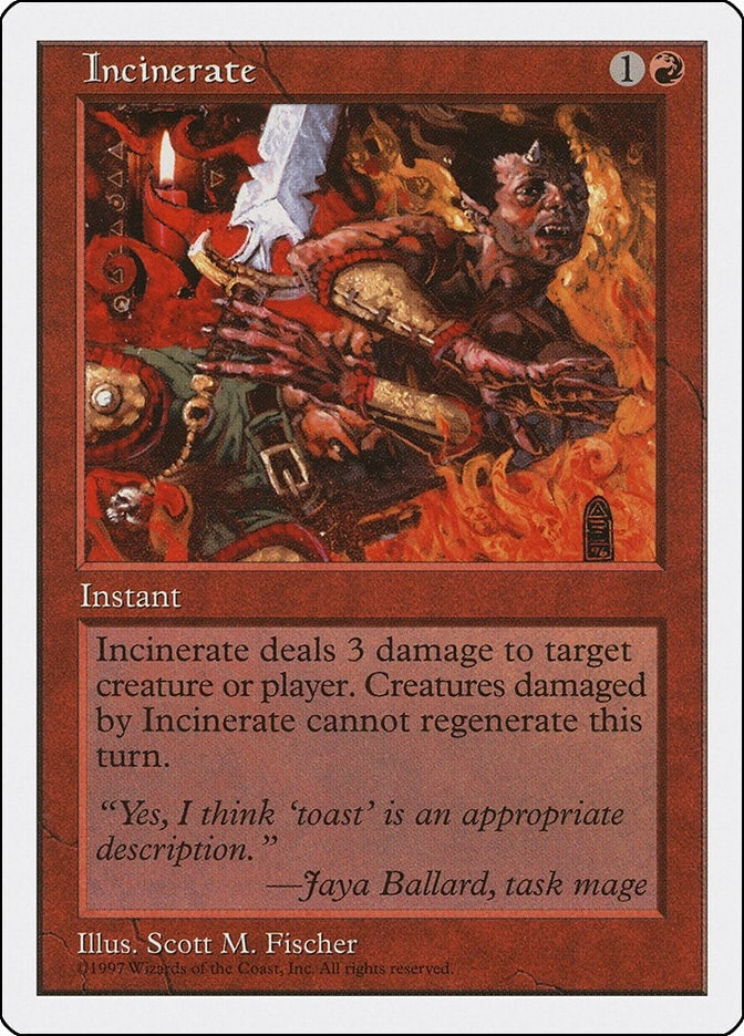 Incinerate (5ED) Japanese