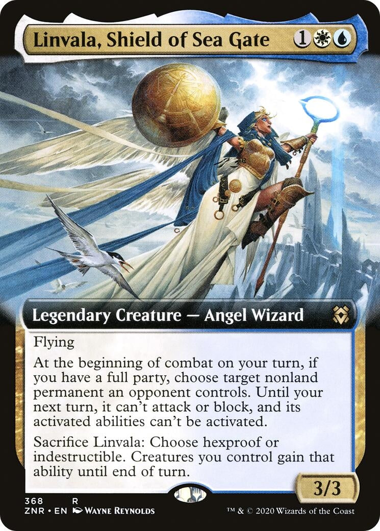 Linvala, Shield of Sea Gate (Extended Art) (368) (ZNR)