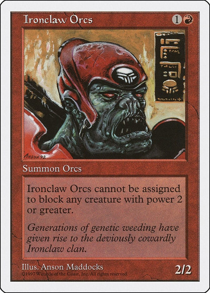 Image for Ironclaw Orcs (5ED) - Magic: The Gathering