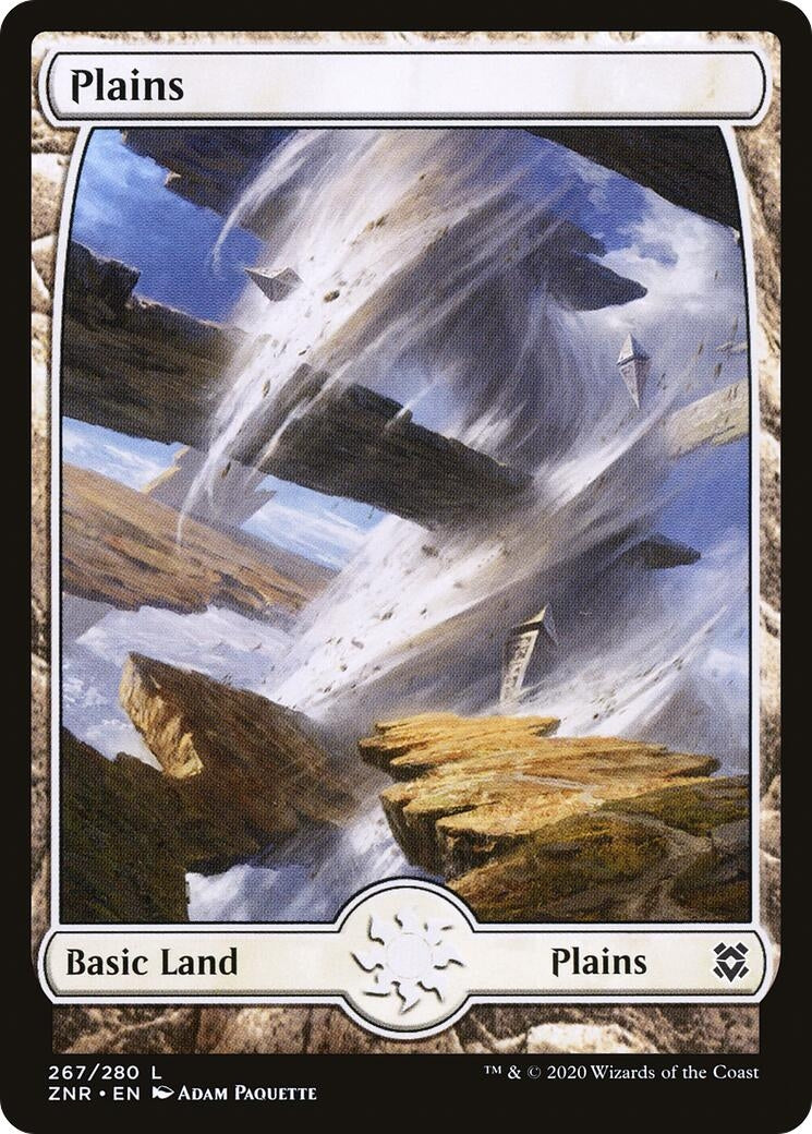 Plains (267) - Full Art (267) (ZNR) Japanese