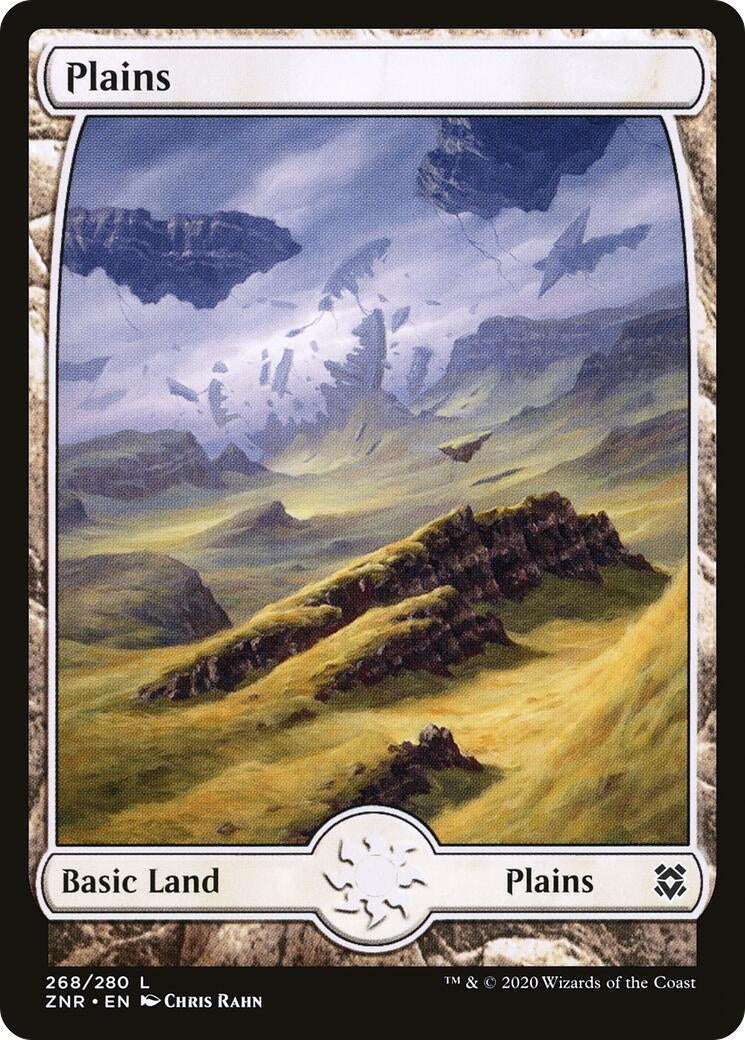 Plains (268) - Full Art (268) (ZNR) Japanese