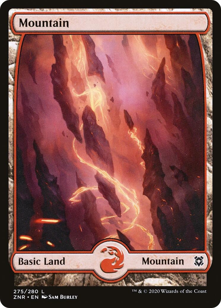 Mountain (275) - Full Art (275) (ZNR) Spanish