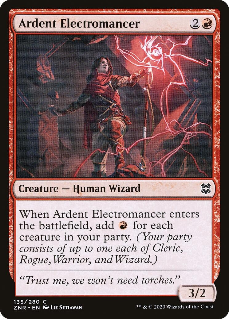 Ardent Electromancer (135) (ZNR) Japanese