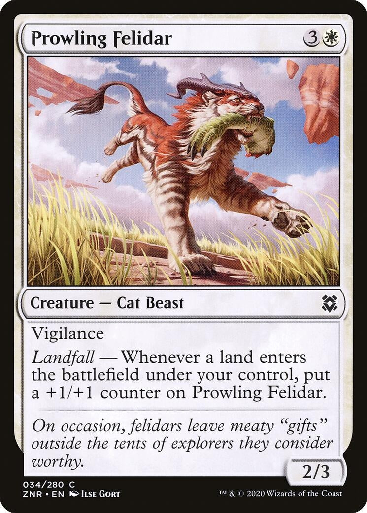 Prowling Felidar (34) (ZNR) Japanese