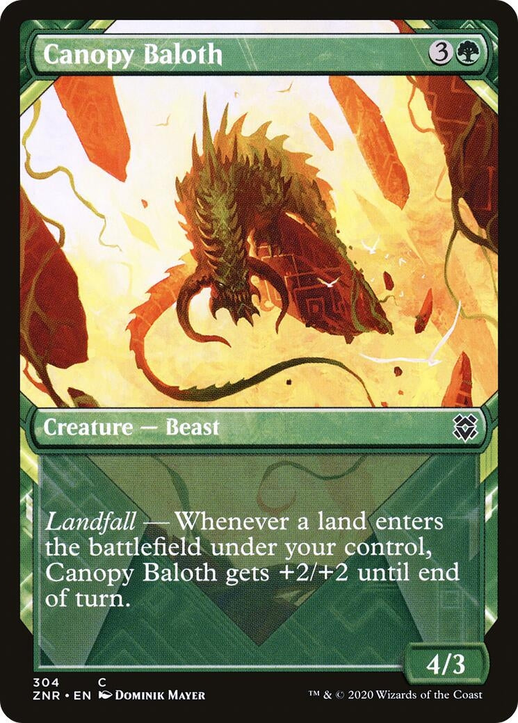 Canopy Baloth (Showcase) (304) (ZNR) Japanese