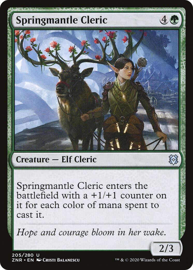 Springmantle Cleric (205) (ZNR) Japanese