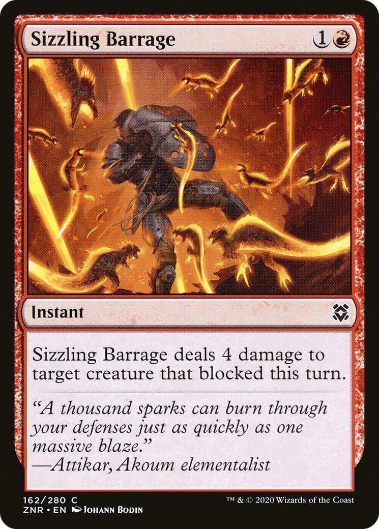 Sizzling Barrage (162) (ZNR) Japanese
