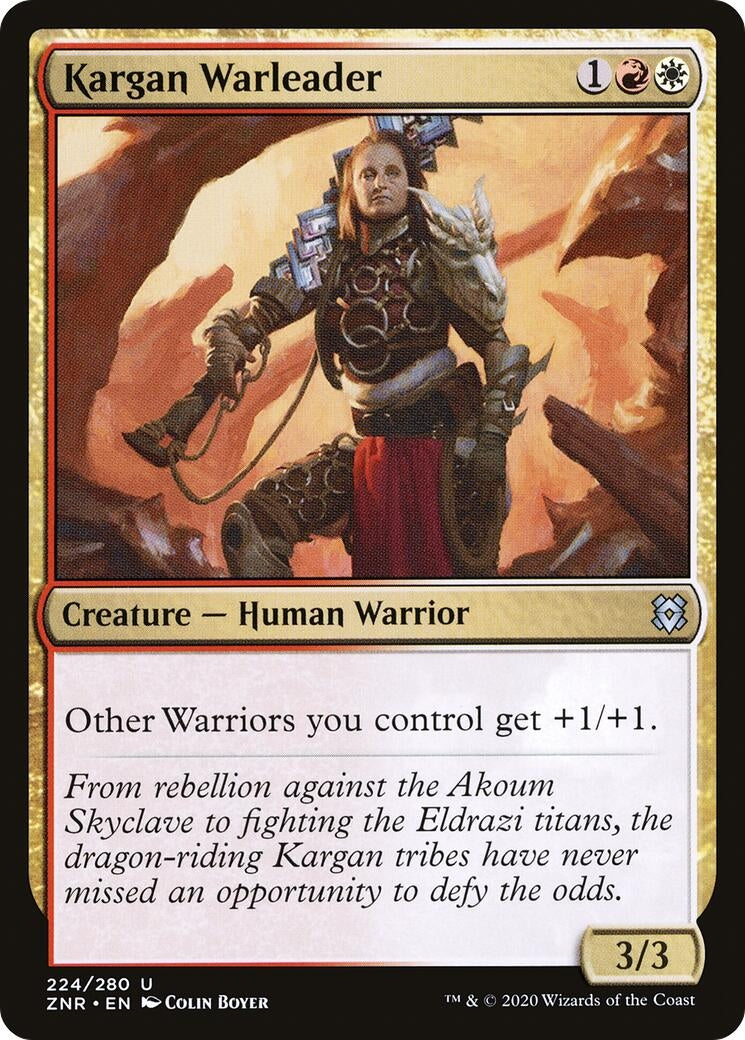 Kargan Warleader (224) (ZNR) Spanish