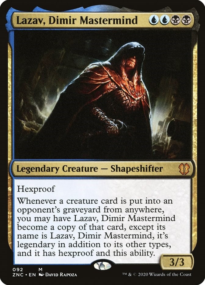 Lazav, Dimir Mastermind (92) (ZNC) Spanish