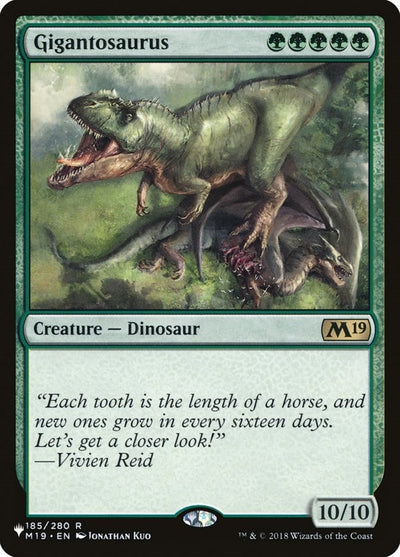 Gigantosaurus (185/280) (LIST)