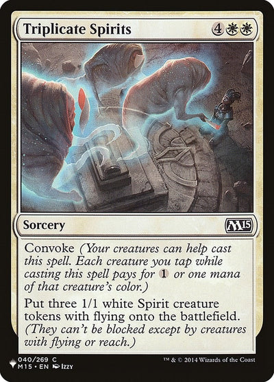 Triplicate Spirits (040/269) (LIST)