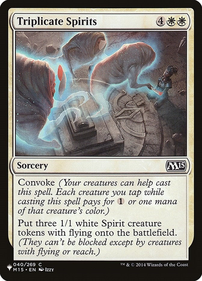 Triplicate Spirits (040/269) (LIST)