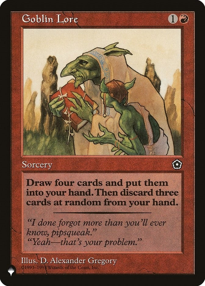 Goblin Lore (LIST)