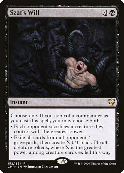 Szat's Will (152) (CMR)