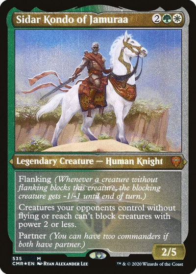 Sidar Kondo of Jamuraa (Foil Etched) (535) (CMR)