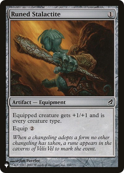Runed Stalactite (260/301) (LIST)