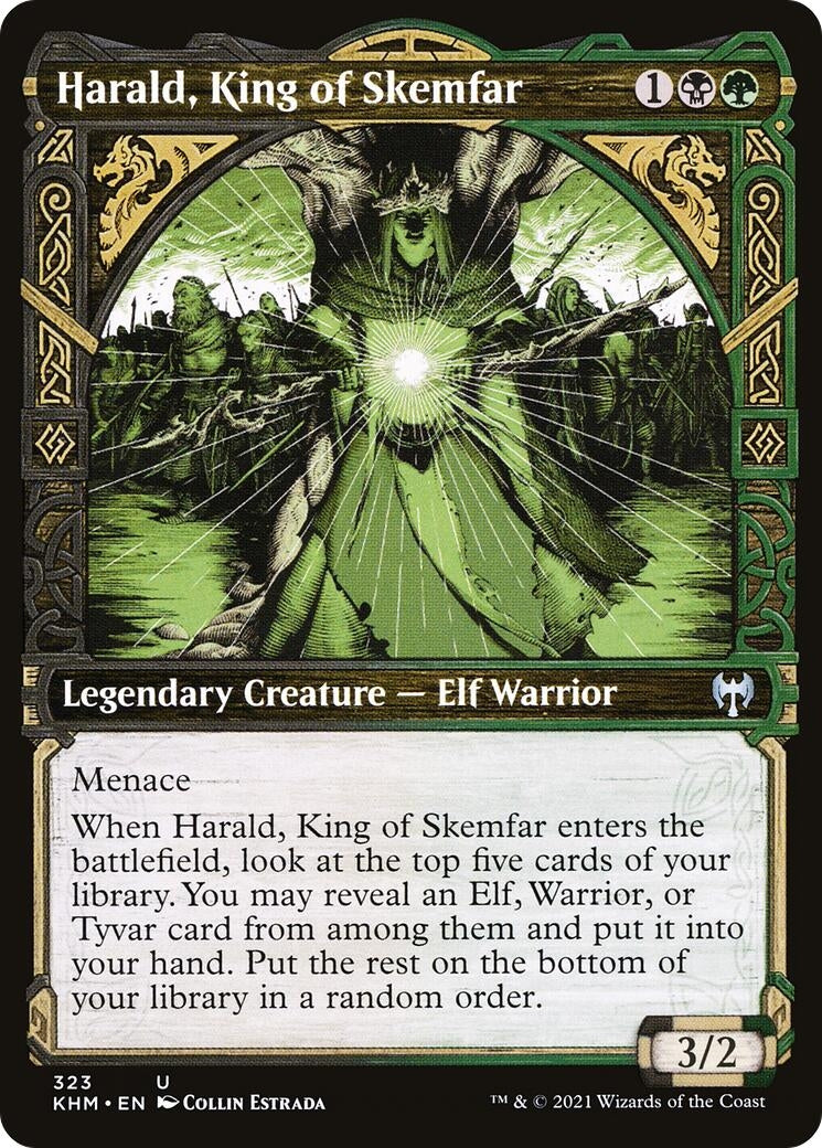 Harald, King of Skemfar (Showcase) (323) (KHM) Japanese