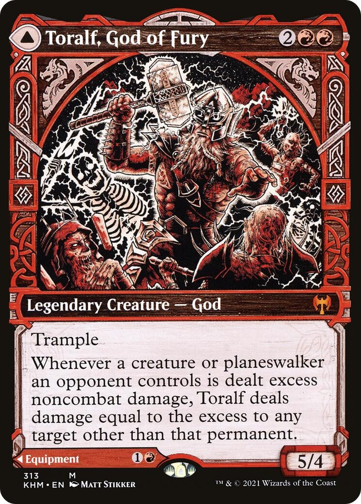 Toralf, God of Fury (Showcase) (313) (KHM) Japanese