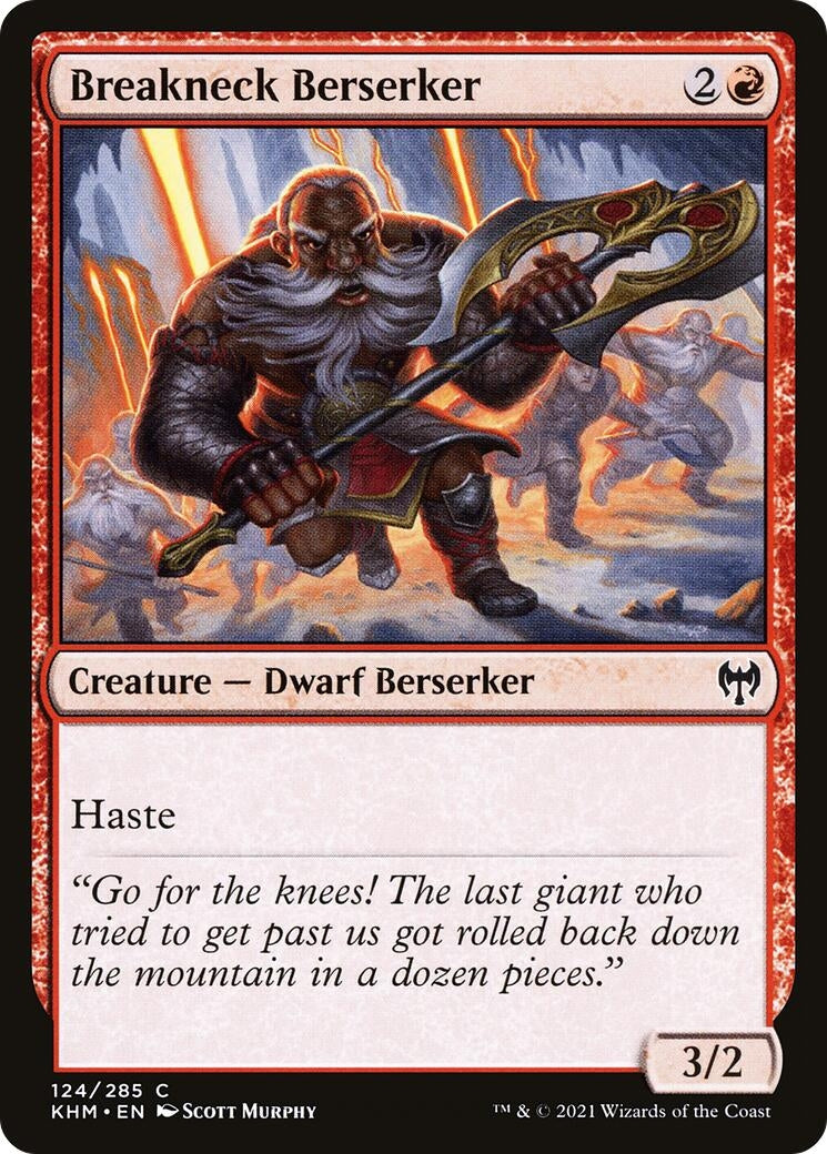 Breakneck Berserker (124) (KHM) Japanese
