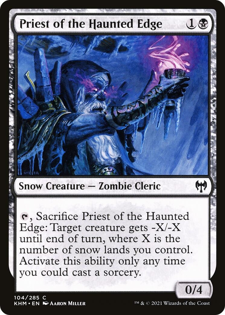 Priest of the Haunted Edge (104) (KHM) Japanese