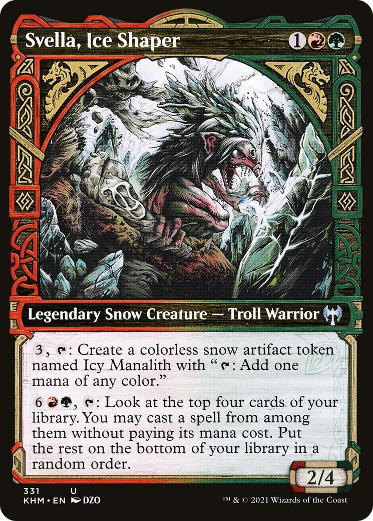 Svella, Ice Shaper (Showcase) (331) (KHM) Japanese