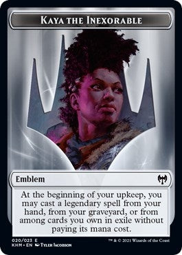 Emblem - Kaya the Inexorable (20) (KHM)