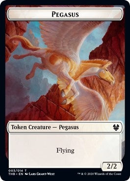 Image for Pegasus // Wall Double-Sided Token (Challenger 2021) (3 // 14) (UMP) - Magic: The Gathering