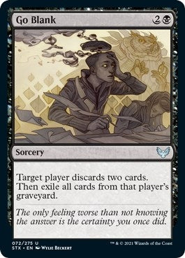 Go Blank (72) (STX)