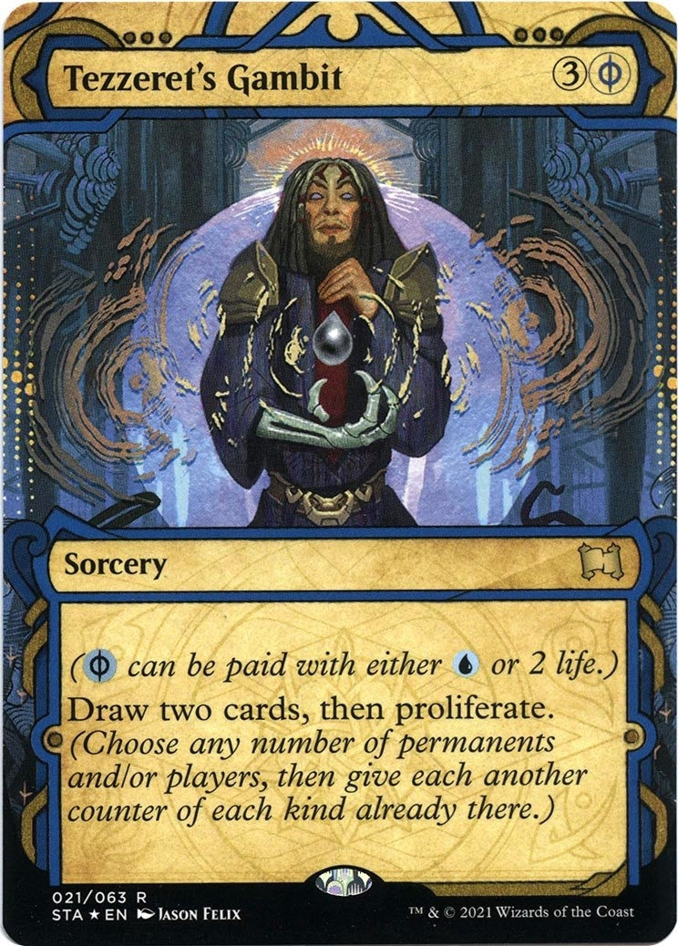 Tezzeret's Gambit (Foil Etched) (21) (STA) Japanese