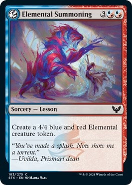 Elemental Summoning (183) (STX) Japanese