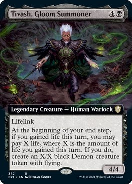 Tivash, Gloom Summoner (Extended Art) (372) (C21)
