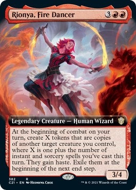 Rionya, Fire Dancer (Extended Art) (382) (C21) Japanese