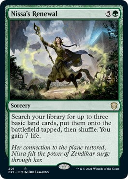 Nissa's Renewal (201) (C21) Japanese