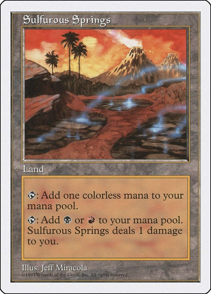 Sulfurous Springs (5ED) French