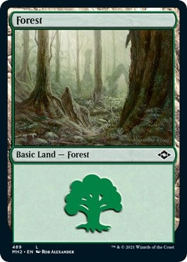 Forest (489) (Foil Etched) (489) (MH2)