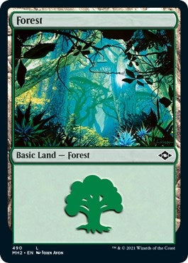 Forest (490) (Foil Etched) (490) (MH2)