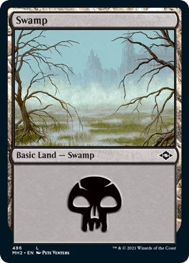 Swamp (486) (Foil Etched) (486) (MH2)