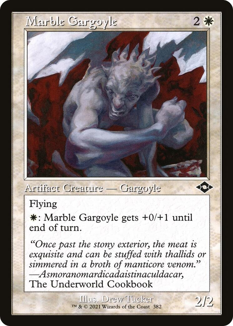 Marble Gargoyle (Retro Frame) (382) (MH2)