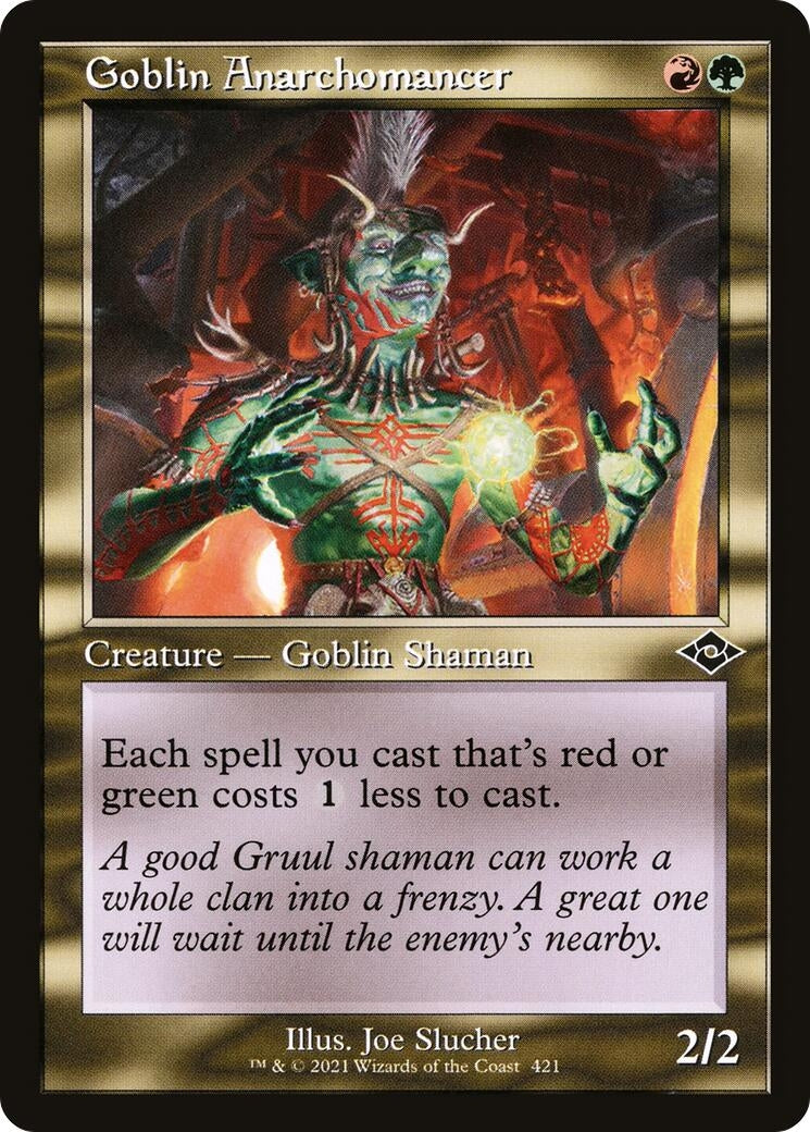 Goblin Anarchomancer (Retro Frame) (421) (MH2) Japanese